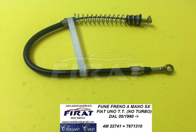 FUNE FRENO A MANO SX FIAT UNO 90-> (22741)